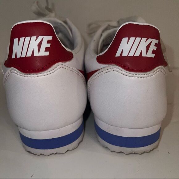 Nike Classic Leather Cortez 807471-103 White Forrest Gump Shoes Women’s Size 8 - Picture 6 of 12